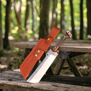 มีดพกพาคุณภาพสูงแบบยุทธวิธี ปรับแต่งได้ตามต้องการ OEM DIY สำหรับเอาตัวรอดในป่า ล่าสัตว์ EDC พับได้ ดามัสกัส ไม้ - Product Image 5