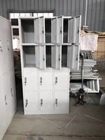 Meubles de bureau Luoyang, armoire pour le personnel, armoire en métal, casier en acier à 12 portes pour le personnel de la salle de sport, casiers en métal pour l'école