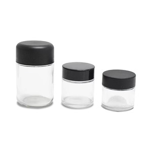 5 Gói Trẻ Em Bằng Chứng Cap 2.5G Lọ Thủy Tinh Container Biểu Tượng Nhãn Xi Lanh Hình Dạng Cán Giấy Cone 3Oz Lọ Thủy Tinh - Product Image 1