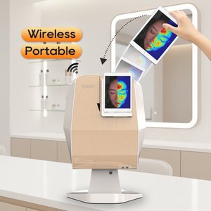 Analyseur de peau facial IA MC88 avec technologie de topographie 3D pour l'analyse de la pigmentation, de l'acné et des rides, affichage iPad, usage domestique et commercial, Cloud - Product Image 1