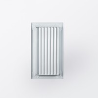 Grille d'air en alliage d'aluminium à déviation d'air réglable simple pour la ventilation, l'air conditionné, l'alimentation en énergie, les évents de plafond HVAC