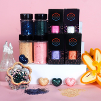 Paillettes hexagonales mates pastel macaron, de tailles variées, pour nail art, résine, artisanat, époxy, décoration DIY, échantillons en vrac