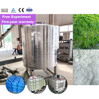 Réacteur agité CLASSY SS316L pour la hydrolyse enzymatique de biostimulants d'algues