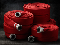 Tuyau d'incendie flexible en caoutchouc Yt Durable 20m 60mm avec doublure haute pression et renfort d'angle en plastique pour la lutte contre l'incendie