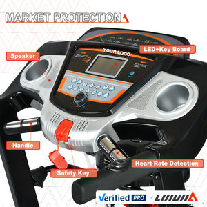 리쥬지아 2.0마력 모터 파워 가정용 헬스 트레드밀 피트니스 장비 접이식 다기능 러닝머신 - Product Image 2