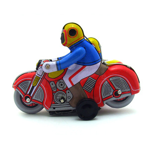 Moto à trois roues, ensemble <span class=keywords><strong>père</strong></span> <span class=keywords><strong>et</strong></span> <span class=keywords><strong>fils</strong></span>, figurine en tôle pour la famille, jouet de collection pour adultes, cadeau créatif, vente en gros - Product Image 2