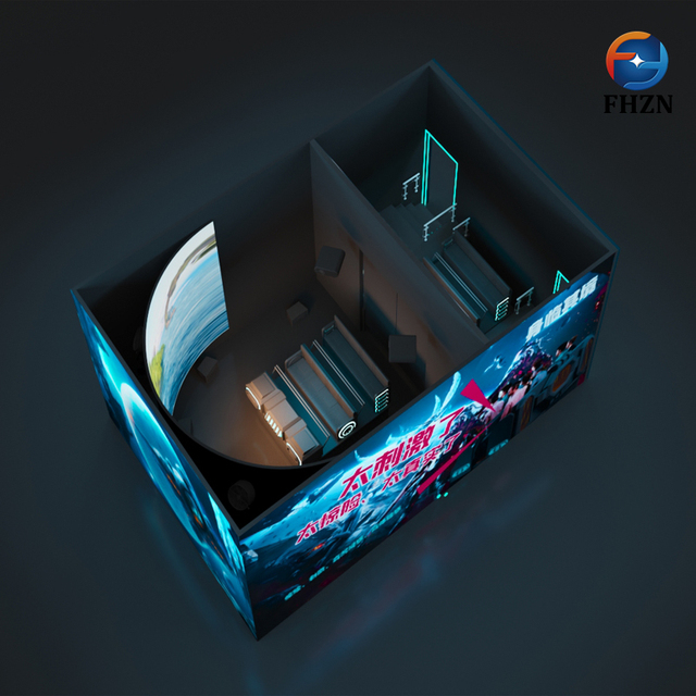 Track Cinema VR 5D 7D 9D Theater Dynamic Indoor Metal PC Flying Experience Special Effects Amusement Park Shopping Mall Fuhua