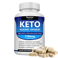 Capsules amincissantes et coupe-faim efficaces à marque privée OEM, à base d'extraits végétaux Keto, compatibles Keto, pour le contrôle du poids