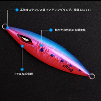 40g-1000g Leurre métallique lumineux à effet UV pour la pêche à la traîne à pas lent