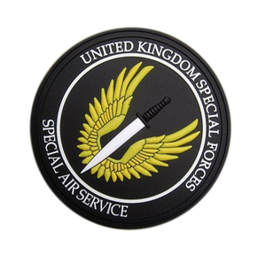 Épée en caoutchouc 3D des Forces spéciales britanniques avec ailes drôle tactique en gros Patch en silicone pour bricolage sweats à capuche zippés étiquette Applique - Product Image 3