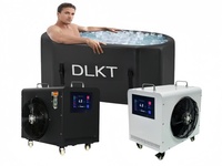 Bain froid de luxe 2026 de 2 CV à immersion d'eau froide, 1000 L, pour spa, massage, bain de glace, récupération sportive, athlétique, gym et fitness