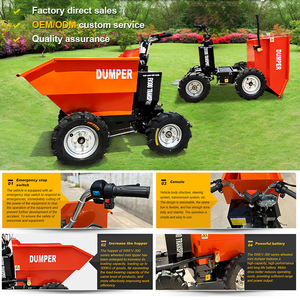 Carriola da Giardino Elettrica Motorizzata a Quattro Ruote Motrici Zhongtuo, Capacità 300 Kg - Product Image 4