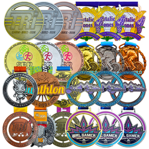 Vendita all'ingrosso personalizza Challenge Kickboxing ginnastica basket <span class=keywords><strong>danza</strong></span> oro arti marziali 3D Ironman Custom metallo sport medaglia - Product Image 1