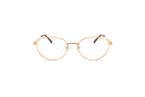 نظارات طبية معدنية مستديرة مضادة للانزلاق للنساء للتسوق والسفر مريحة للعينين - Product Image 2