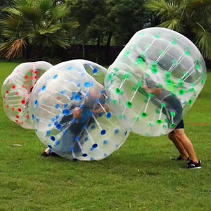ลูกบอลกันกระแทกมาตรฐาน CE สำหรับมืออาชีพ ขนาด 0.8 มม. ทำจาก PVC สำหรับเล่นฟุตบอลแบบ Bubble Soccer อุปกรณ์สันทนาการกลางแจ้ง - Product Image 1
