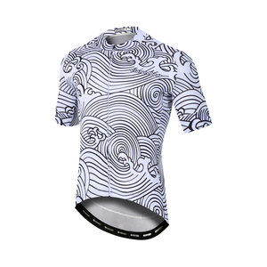 Maillot de cyclisme d'été polyvalent à imprimé graphique, unisexe, doux pour la peau, à manches courtes, pour hommes et femmes, pour une utilisation toute la journée - Product Image 2