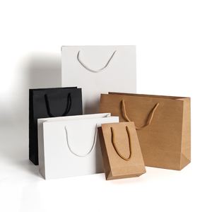 Bolsas de Papel Kraft Reciclado Ecológicas con Asa, Impresas con Logotipo Personalizado, para Envasado de Cerveza, Té y Comida para Llevar en Restaurantes y Cafeterías - Product Image 6