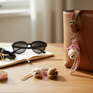 Portachiavi con Ciondolo a Forma di Cucciolo e Corda, Charm per Borsa, Confezione da 480 Pezzi - Product Image 2