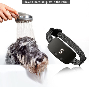 Bip y vibración para entrenamiento de perros, Collar antiladridos recargable, a prueba de agua, sin choque, para entrenamiento humano, en línea, 2023 - Product Image 3