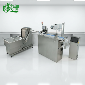 Machine de marquage laser UV 20W à alimentation automatique de capuchons avec traçabilité des données pour code matriciel anti-contrefaçon (logo/date/texte) - Product Image 1