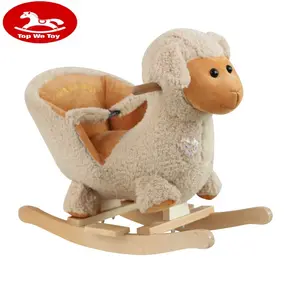 Beste Qualitäts produkte Kinder Ricking Pferd auf Plüsch pferd Animal Rocker Spielzeug Schaukel stuhl