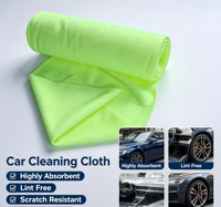 Handuk Gulung Pembersih Kaca Mobil, Handuk Pembersih Kaca Mikrofiber Polos untuk Rumah dan Dapur