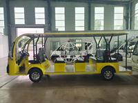 Bus électrique de tourisme haut de gamme 10 places avec moteur 4KW et capacité de montée de 25% et batterie au plomb-acide, véhicule de tourisme à vendre