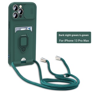 Coque de téléphone portable nouvelle conception très vendue pour <span class=keywords><strong>iPhone</strong></span> 17 Pro Max avec cordon et porte-cartes, étui de protection pour téléphone - Product Image 2