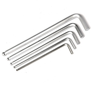 Giá thấp Metric Nickel mạ mở rộng/thêm dài lục giác vòng đầu bóng đầu <span class=keywords><strong>Hex</strong></span> Key Wrench - Product Image 2