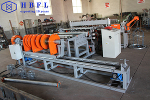 Composants de noyau de machine de soudure de barrière de petit pain en acier entièrement automatique de HBFL incl. Roulement PLC de moteur <span class=keywords><strong>pour</strong></span> treillis métallique - Product Image 2