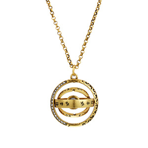 Colar astronômico masculino, colar criativo da projeção do zodíaco 100 línguas, eu te amo, colar com pingente de presente de joias para homens - Product Image 5