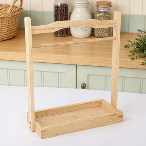 Bandeja de Servir de Bambú Natural para Almacenamiento de Alimentos y Bebidas, Decoración para el Hogar, Cocina y Comedor - Product Image 2