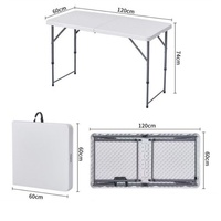 Table de pique-nique pliable pour le camping en plein air 120*60*74CM, tables de conférence, tables et chaises pliantes pour événements en plein air