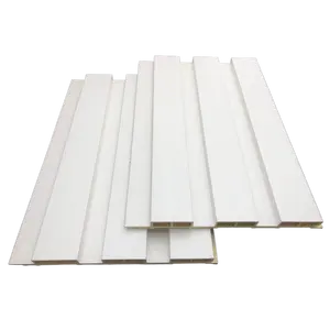 Tablero de pared de aislamiento decorativo para el hogar, vigas de madera sintética de pvc, paneles de pared para el hogar, WPC