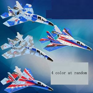 Nouveau jouet 2025 Avion de chasse électrique <span class=keywords><strong>Su</strong></span>-<span class=keywords><strong>27</strong></span> <span class=keywords><strong>Su</strong></span>-<span class=keywords><strong>35</strong></span> en mousse, planeur sans pilote lancé à la main, gyromodel en plastique durable - Product Image 4
