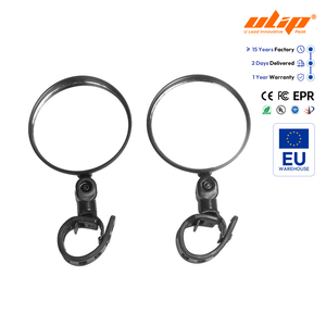 Rétroviseur universel pour vélo, 2 pièces, miroir de guidon réglable et rotatif à 360 degrés pour vélo de route, VTT, cyclisme - Product Image 1