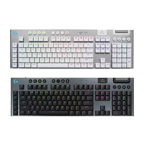 Clavier de jeu mécanique sans fil <span class=keywords><strong>Logitech</strong></span> G915 X Lightspeed avec touches PBT double-shot rétroéclairées RVB pour Mac/PC en aluminium - Product Image 1