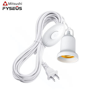 Fyseus E27 interruttore con supporto lampada a filo appesa per piante <span class=keywords><strong>da</strong></span> interno <span class=keywords><strong>portalampada</strong></span> <span class=keywords><strong>da</strong></span> <span class=keywords><strong>giardino</strong></span> con cavo presa - Product Image 1