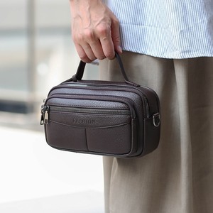 Bolso Bandolera Impermeable de Cuero PU con Monedero, Bolso de Hombro Casual de Negocios para Hombre con Monedero - Product Image 3