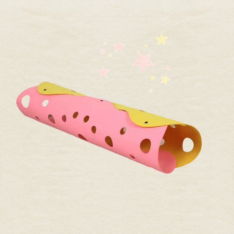 Pet tree hole cat tunnel [pink and yellow]
