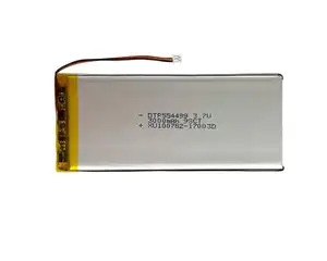Flache Lithium-Polymer-Batterie 3,7 V 3000mAh 11,1 Wh Batterie
