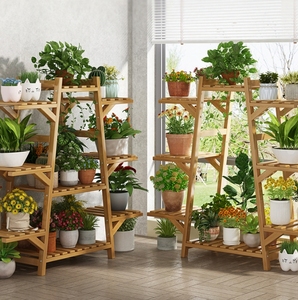 Salon intérieur moderne support à fleurs à plusieurs étages support de rangement pour balcon plantes succulentes vignes grimpantes <span class=keywords><strong>pot</strong></span> contemporain - Product Image 2