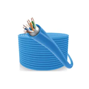 SHFO-INC 305m Length 4PR Double Shielded Twisted Pair Ethernet Cable Cat7 SFTP CCA 23AWG LAN Network Communication Cable