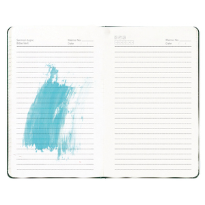 Cuaderno personalizado de cuero Pu A5, tapa dura, color rosa, punteada, para sublimación - Product Image 3