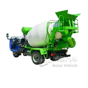Tricycle Concrete Mixing Tank Self-Loading Cement Bulk Drum Mixer For Sale