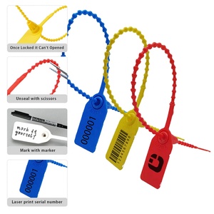 Sello de Seguridad Plástico Desechable para Extintores de Incendios, Etiqueta Numerada Anti-Manipulación para Contenedores de Camiones, Tira de Sellado Especial - Product Image 4