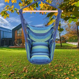 Direct Sale Antirollover Outdoor Balcony <b>Hammock</b> Casual Lazy <b>Swing</b> Adults Interior Courtyard Camping/Travel Durable Canvas - Product Image 6