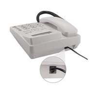 Cable Telefónico Plano HOTION CAT 3 28AWG con Código de Color, 4 Conductores, Terminal RJ11 para Crimpado
