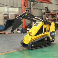 Derette S1050 Mini-Raupenlader 700 kg Diesel Kompaktmaschine für Kleine Bauunternehmer und Grundstückspflege