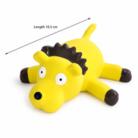 Natuurrubber piepende puppy speelgoed dieren fruit bloemen hondenspeelgoed collectie